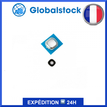 Lentille caméra arrière pour Samsung Galaxy J7 / J5 (2016) Blanc
