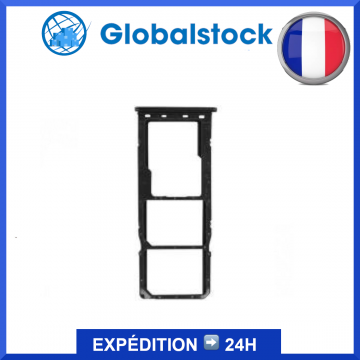 Tiroir double SIM + micro SD pour Samsung Galaxy (A515F) / A51 5G (A516N) Noir