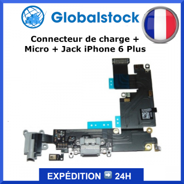 Connecteur de charge + Micro + Jack pour iPhone 6 Plus