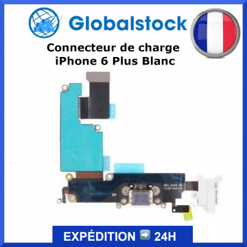 Connecteur de charge pour iPhone 6 Plus Blanc