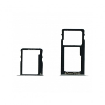 Tiroir Carte SIM et Micro SD pour Huawei Honor 5X Argent