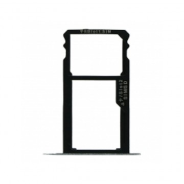 Tiroir carte sim pour Huawei Honor 7 Argent