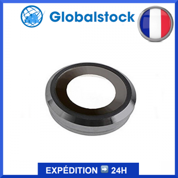 Lentille camera avec contour pour iPhone 6 / 6S / 6 PLUS / 6S PLUS Noir