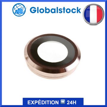 Lentille camera avec contour pour iPhone 6 / 6S / 6 PLUS / 6S PLUS Rose